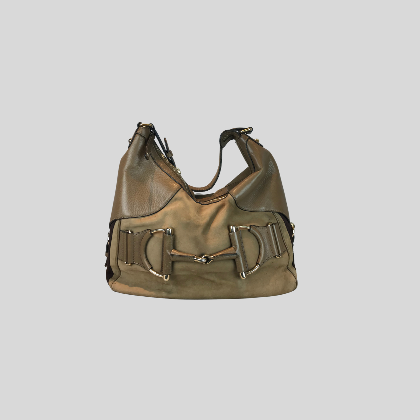 GUCCI heritage horsebit hobo medium